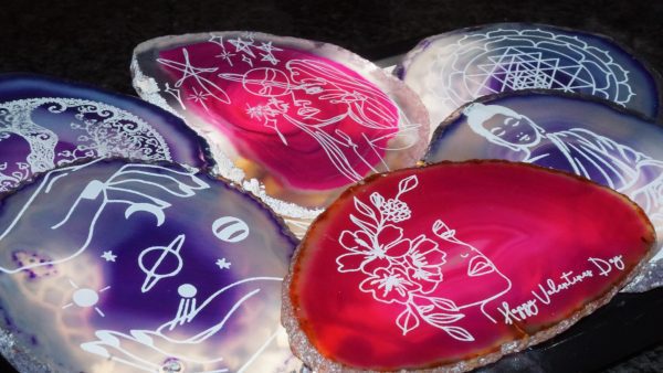 ENGRAVED BRAZILIAN AGATES - Image 7